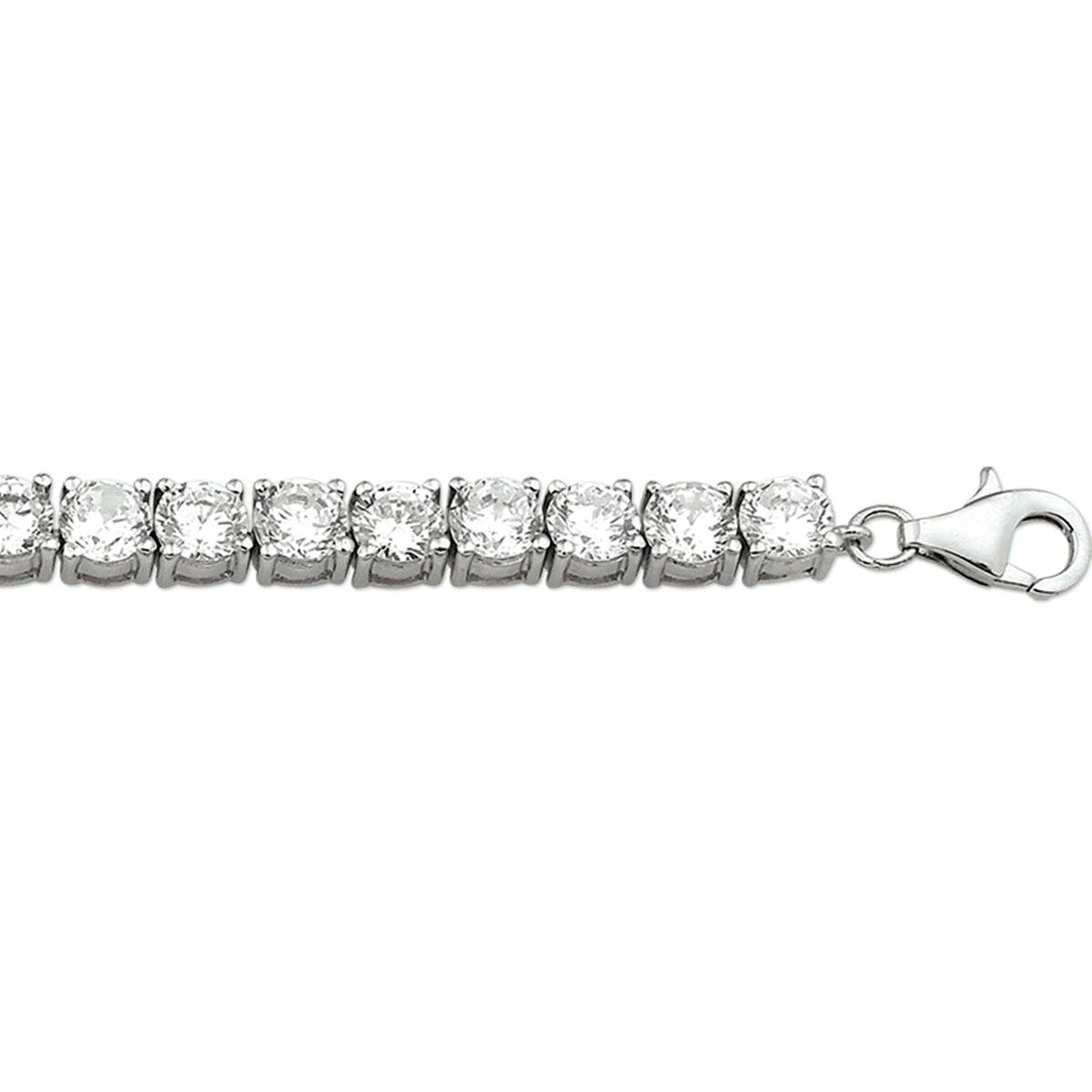 Tennis Bracelet white zirconia 5.2MM width