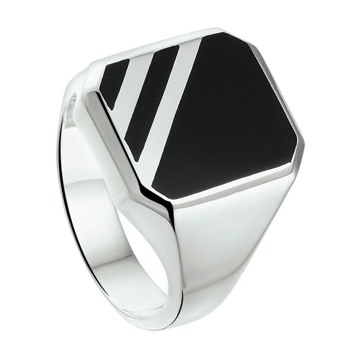 Black Onyx Signet Ring