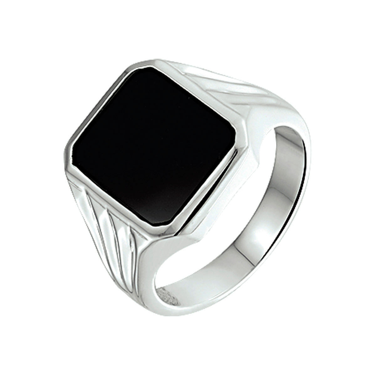 Black Onyx Signet Ring