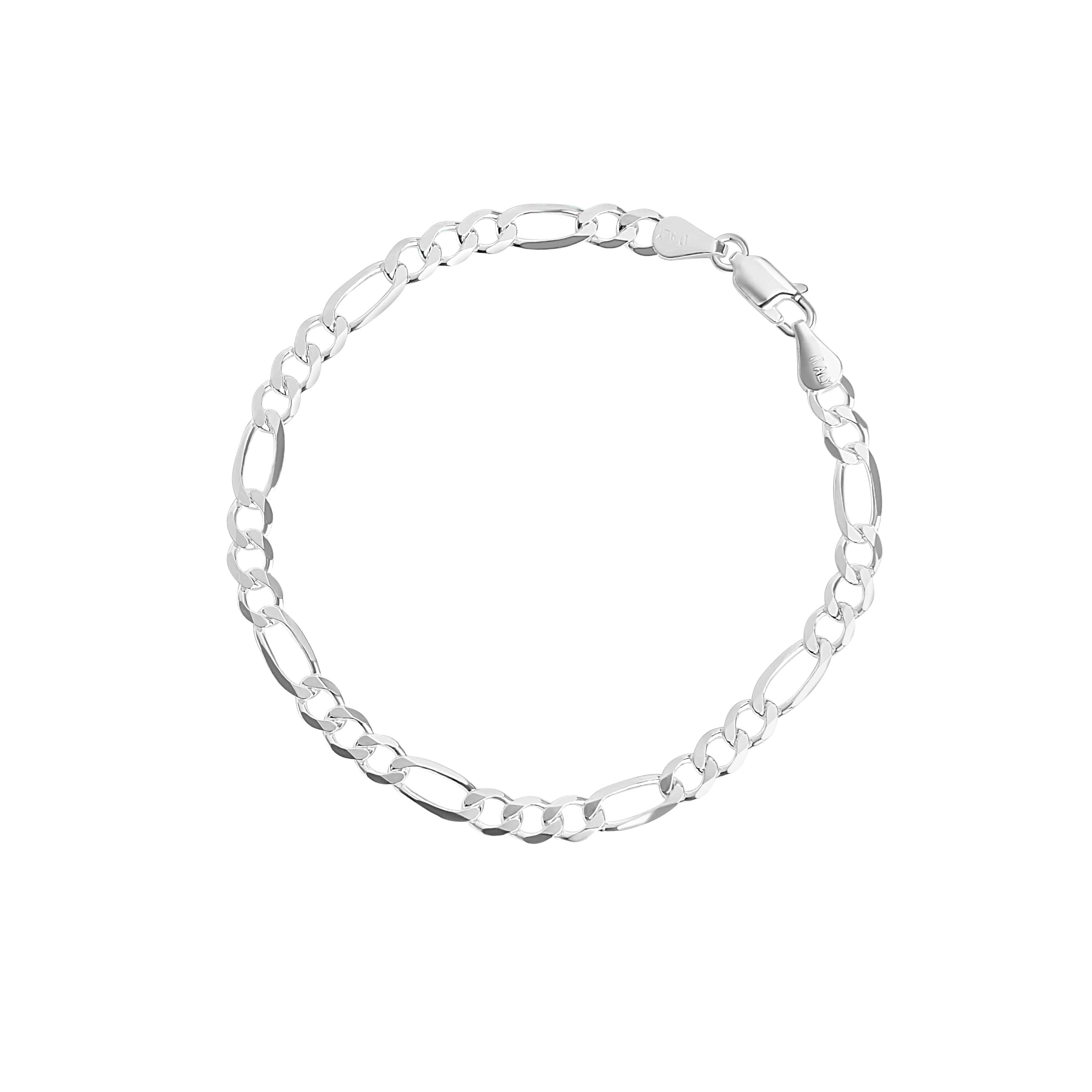 Figaro Bracelet 5.0MM width