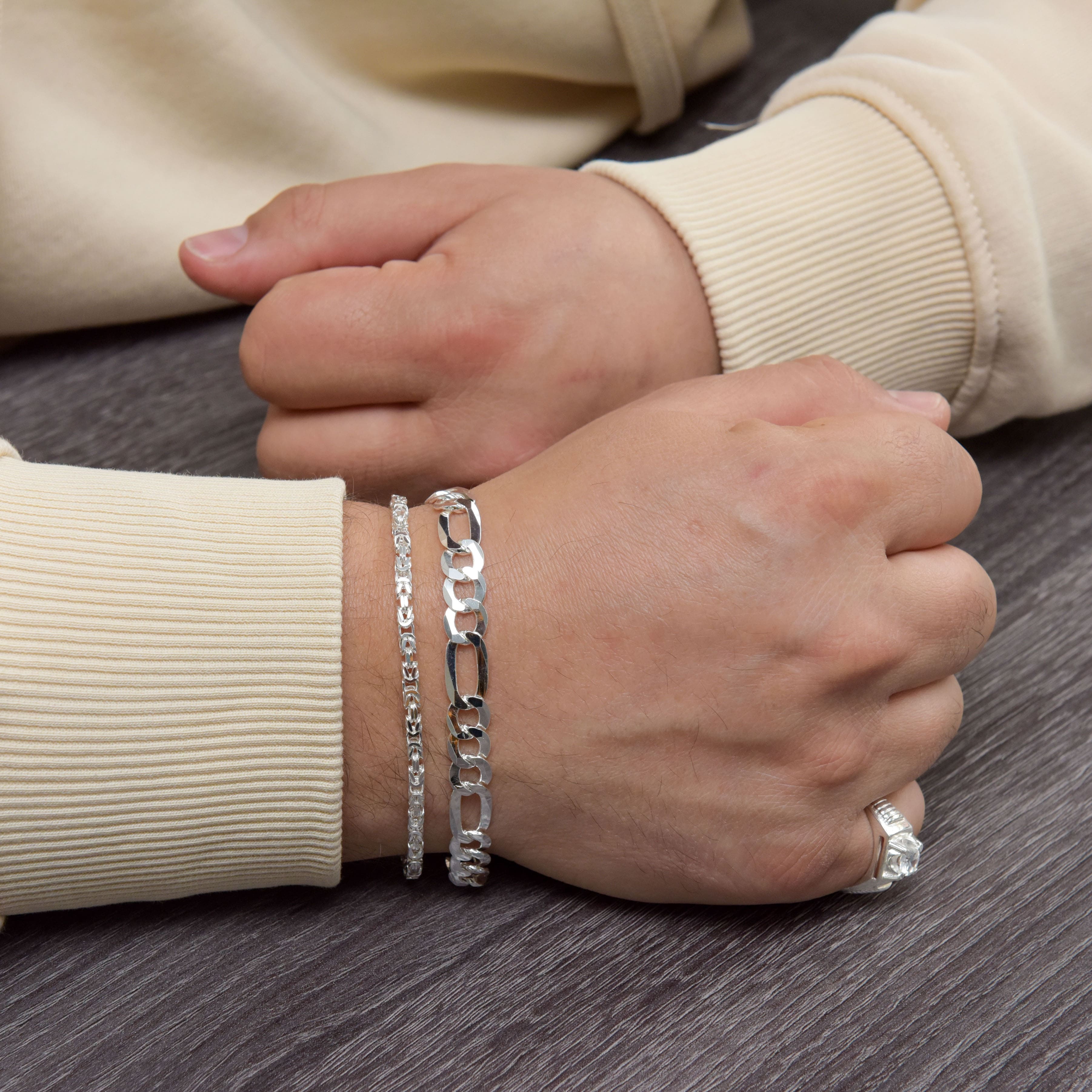 Square King / Byzantine Bracelet 3.0MM width