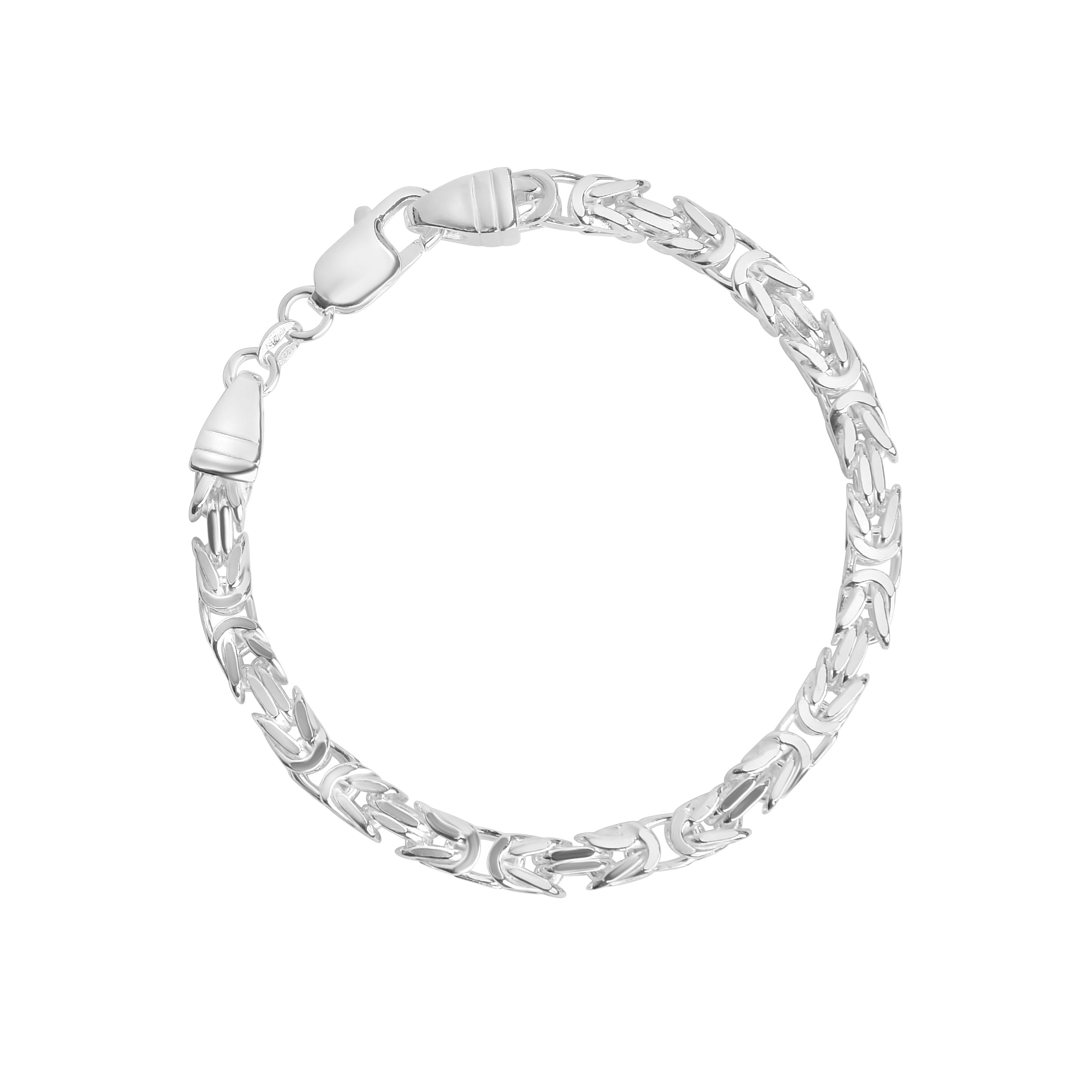 Square King / Byzantine Bracelet 5.0MM width