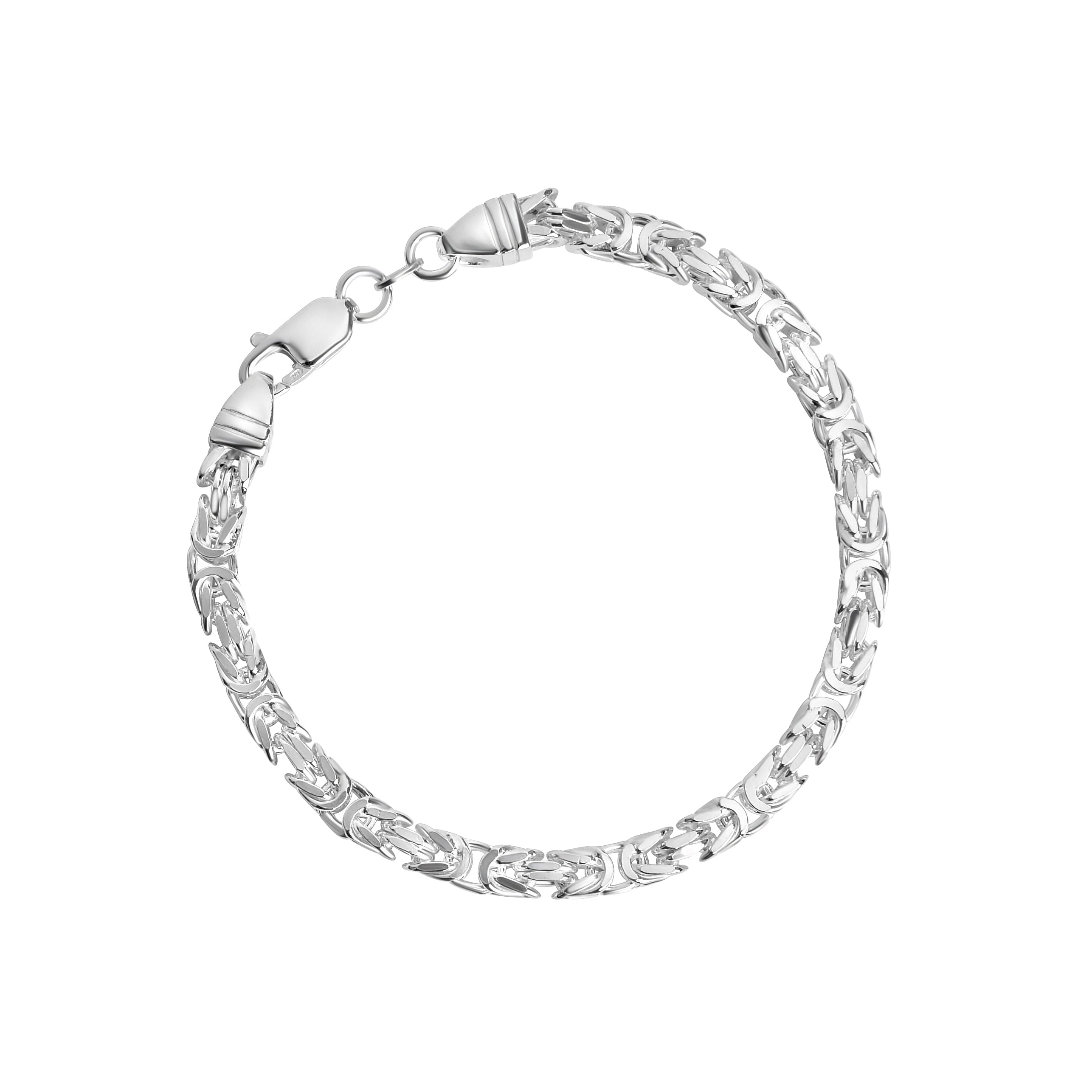 Square King / Byzantine Bracelet 4.5MM width