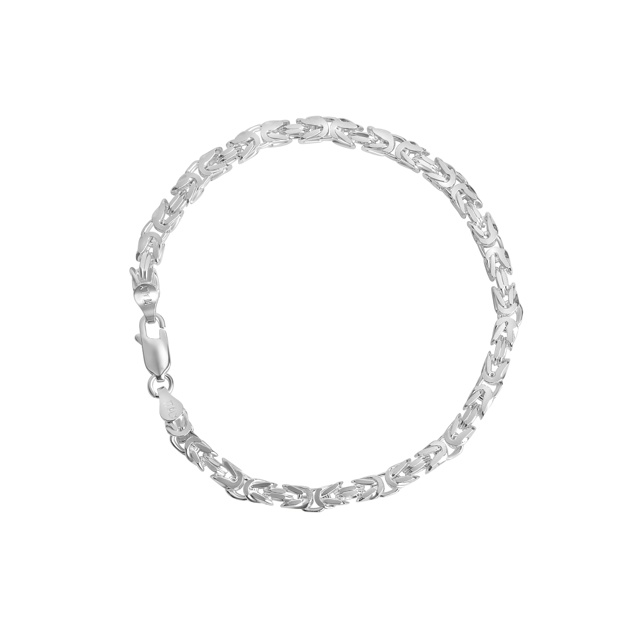 Square King / Byzantine Bracelet 4.0MM width