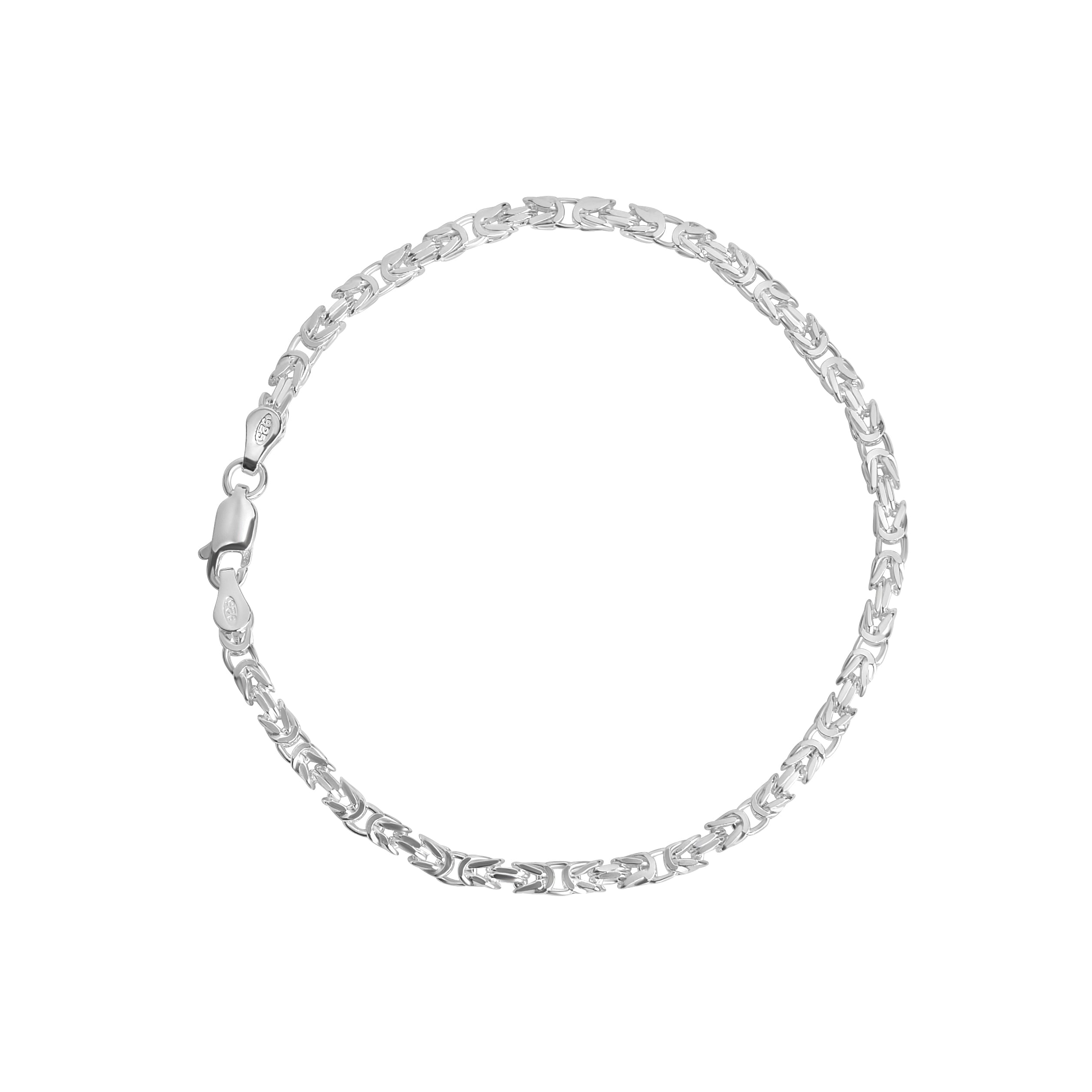 Square King / Byzantine Bracelet 3.0MM width